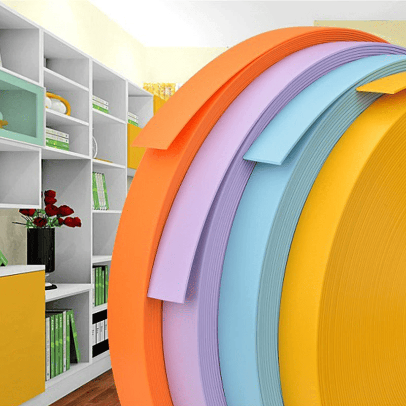 Bandas de borde de muebles de grano de madera de PVC